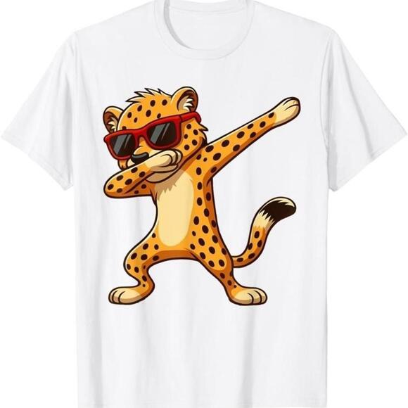 T-Shirt / Cool Leopard Cheetos Leopard / Graphic Tee  / Large / New - Picture 2 of 6